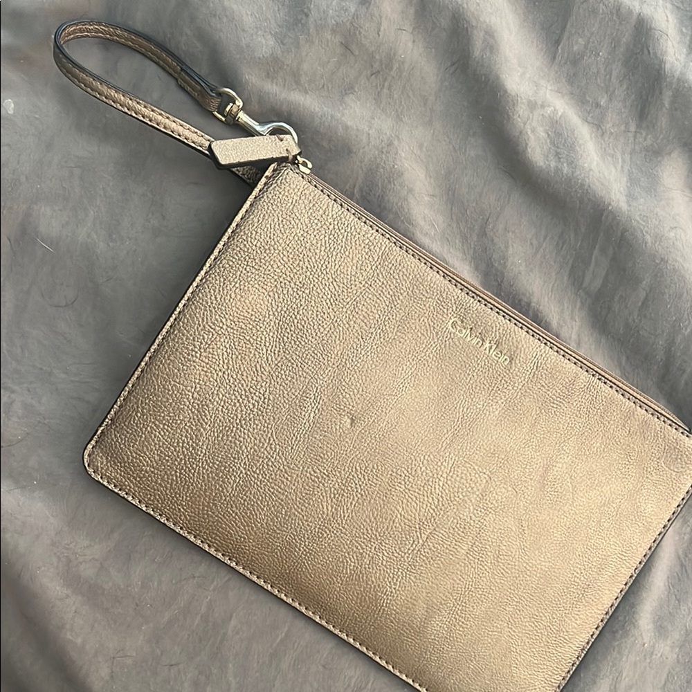 Calvin Klein Gold Clutch